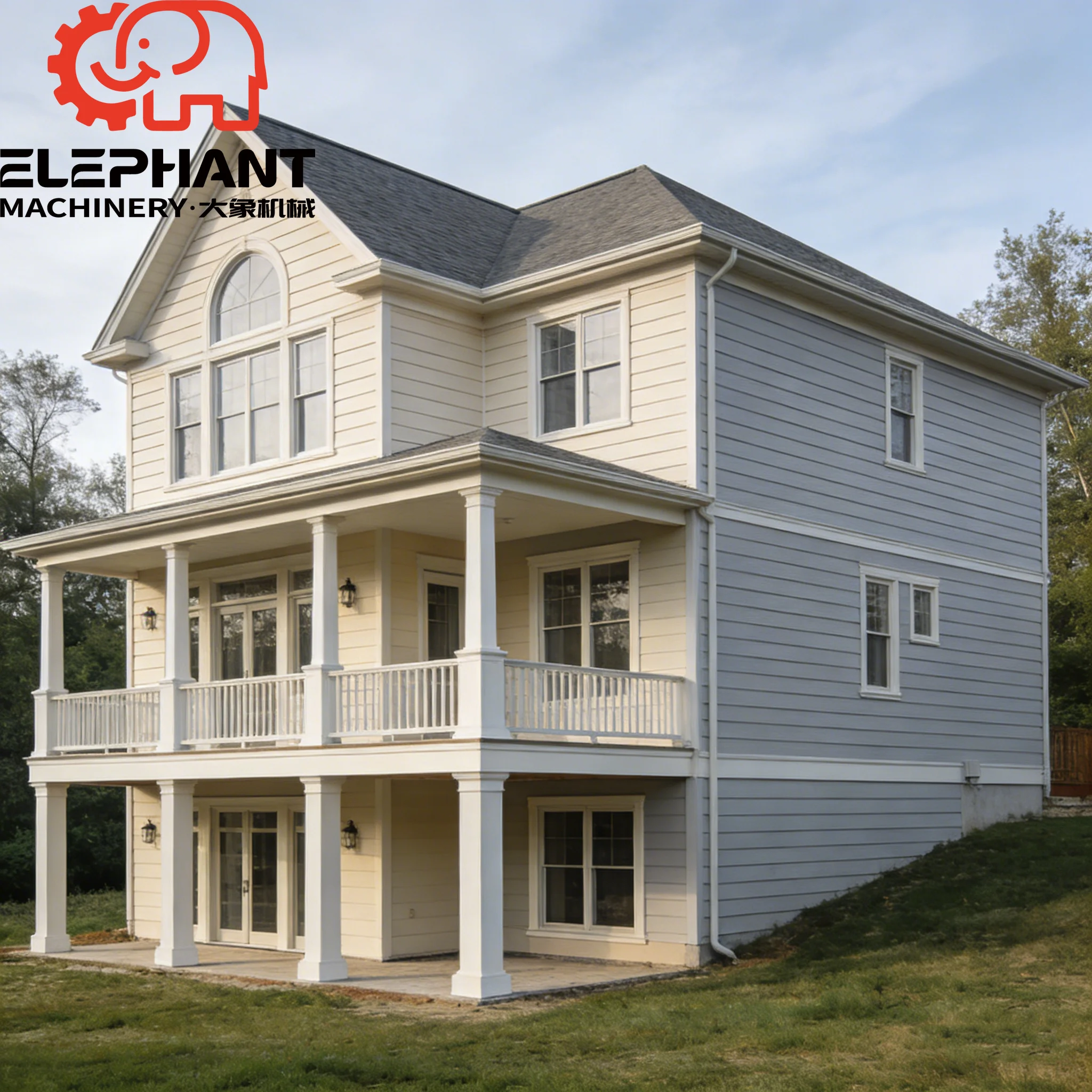 Luxury Prefabricated Villa & Modern Container House Steel Frame Structure 3 Bedroom Custom Design Hotel Use 5-Year Warranty