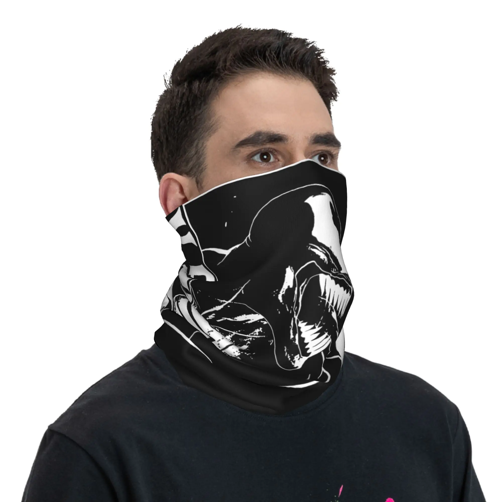 Venom In The 80s  Balaclava Riding Fishing  Cycling Mask Sun Protection Neck Cover Face Masks Autumn Funny Scarf Bandana