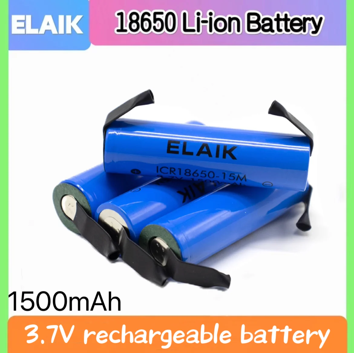 18650 15M Inr Batteria originale 18650-15M 1500Mah 25A per batteria cacciavite e Shuri Shuriken per Turmero A 15 + nichel fai da te