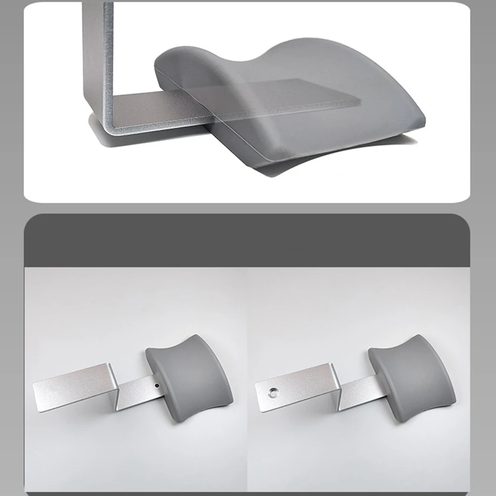 

Metal Headphone Stand Holder Adhesive and Screw Fix Headset Hook for Clean Desk Organization Home Office Headset Holder