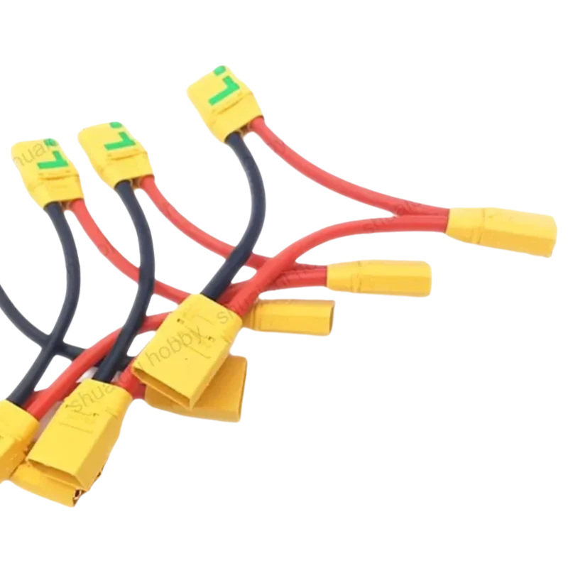 cabo-adaptador-xt90-s-1-unidade--conector-femea-para-dois-machos-conexao-em-serie-fio-de-silicone-10awg-plugue-anti-incendio-para-modelos-rc