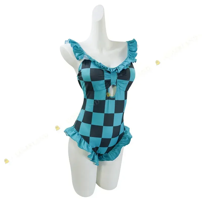 بدلة استحمام جديدة للفتيات لعام 2025 كيميتسو نو يابا يوكاكو بيكيني كامادو تانجيرو نيزوكو زينيتسو كانروجي ميتسور ★   هاكسيبا