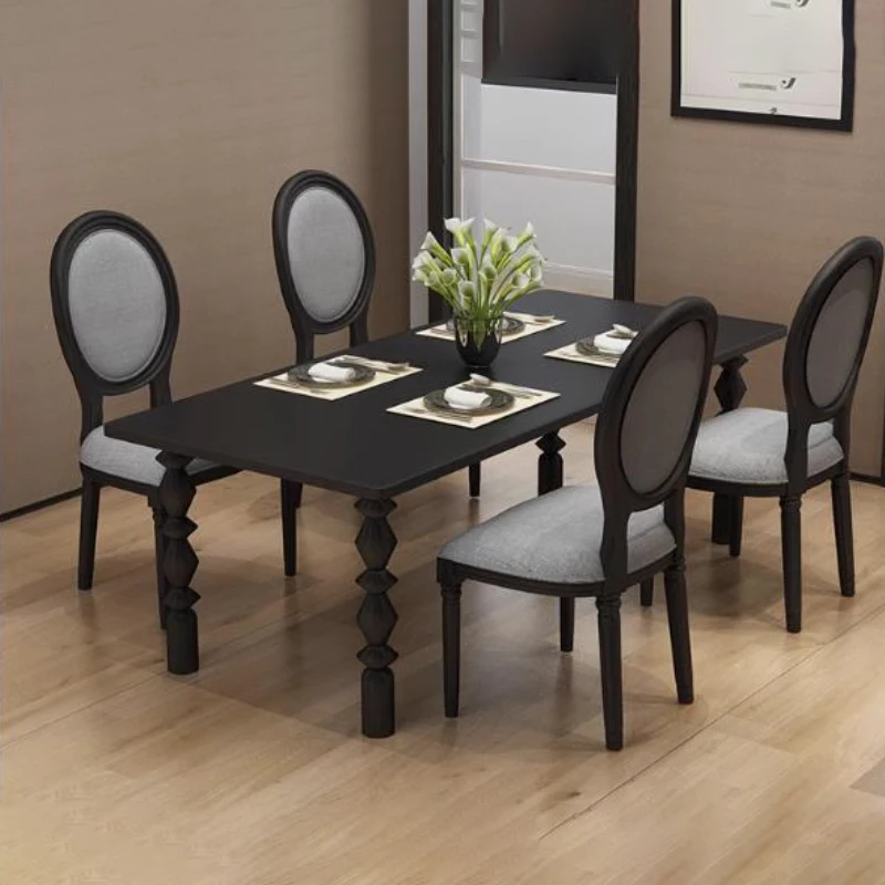 

!@Fashion Nordic Style Vintage 10 Person Dining Table Handmade Wood Designs Luxury Dining Table for 4