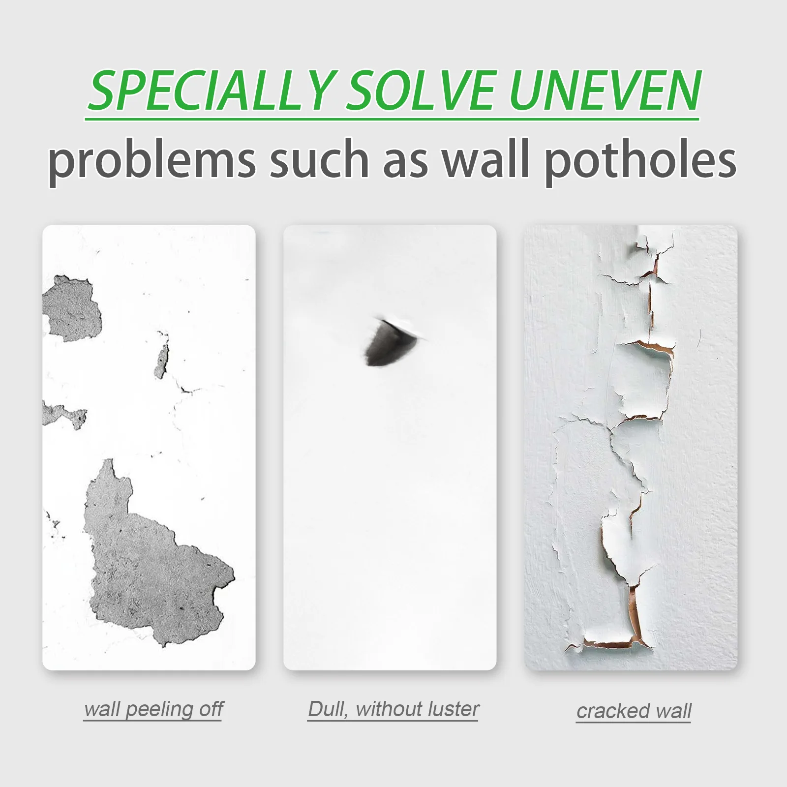 Wall Repair Cream Mouldproof Wall Crack Nail Quick-Drying Dirt Stain Remover Crack Repair Graffiti Coverage Wall Mending Paste