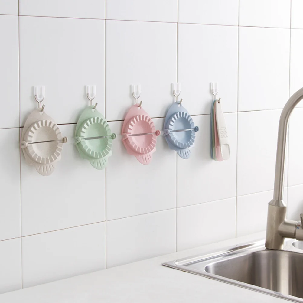 

2Pcs Wheat Straw Dumplings Maker Set Blue Easy Fold Press Seal Perfect Ravioli Pierogi Mould Kitchen Tool Dumplings Wrapper