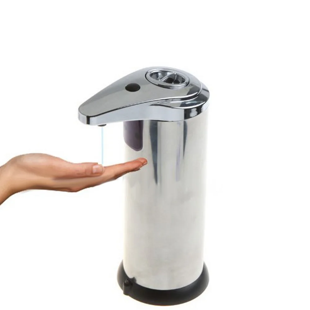 

Stainless Steel Hands Free Automatic IR Sensor Touchless Soap Liquid Dispenser