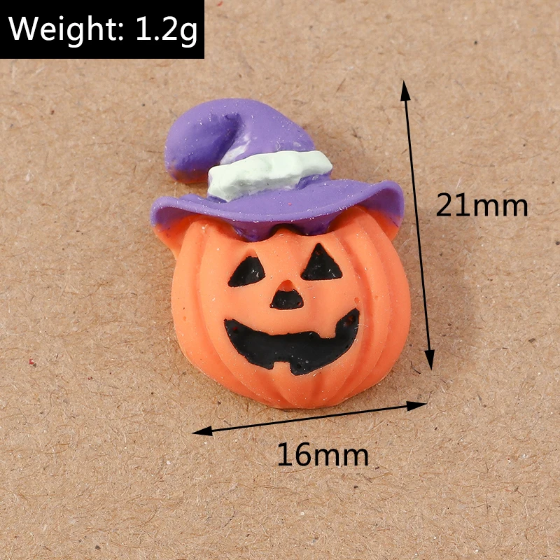 10 teile/los mischen niedlichen Halloween Tier flachen Rücken Harz Cabochons Scrap booking DIY handgemachten Schmuck Handwerk Dekoration Zubehör – Detail 9
