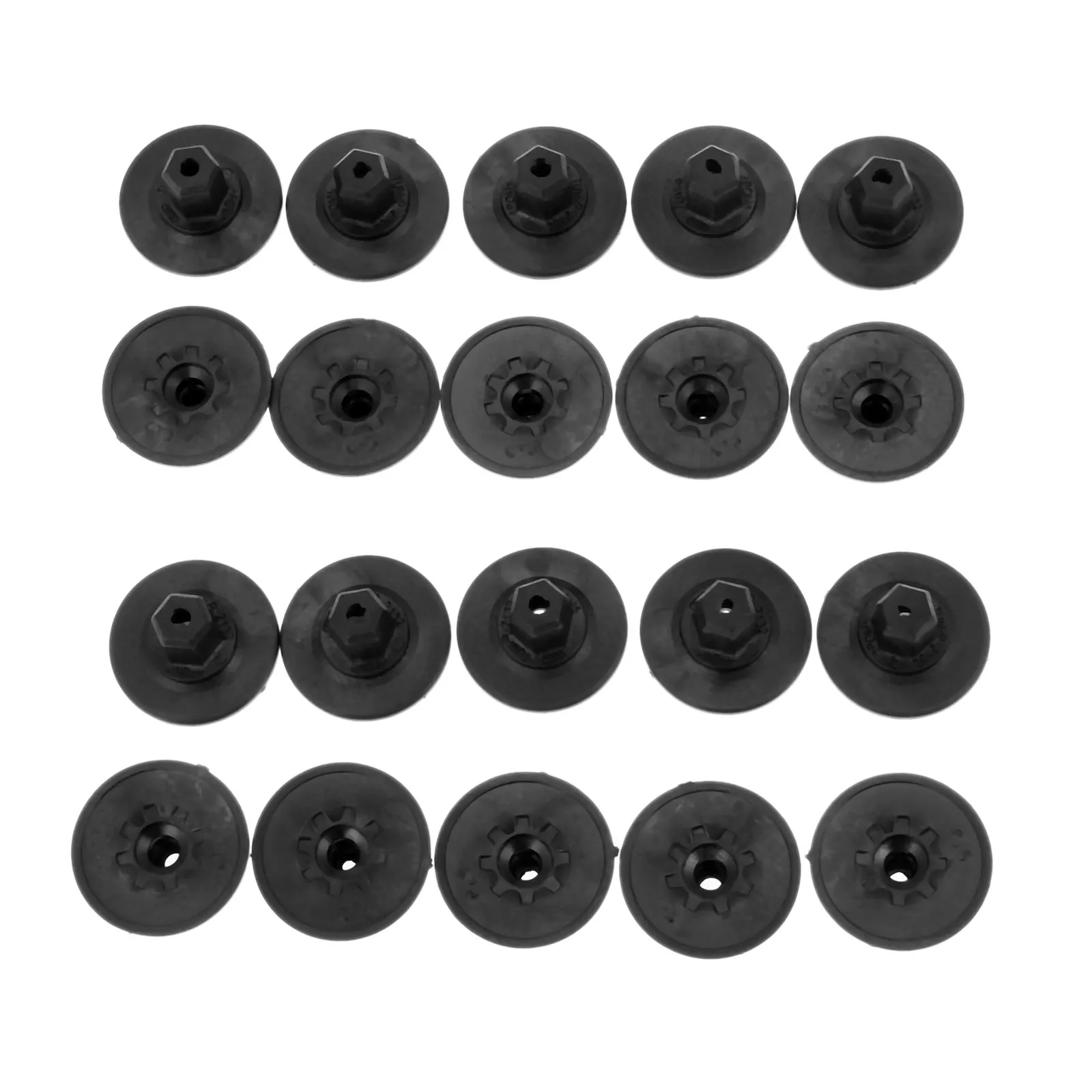 

20PCS Auto Self Tapping Screws Seat Nut Cap Plastic Holder Cushion Fastener Car Accessories Replacement