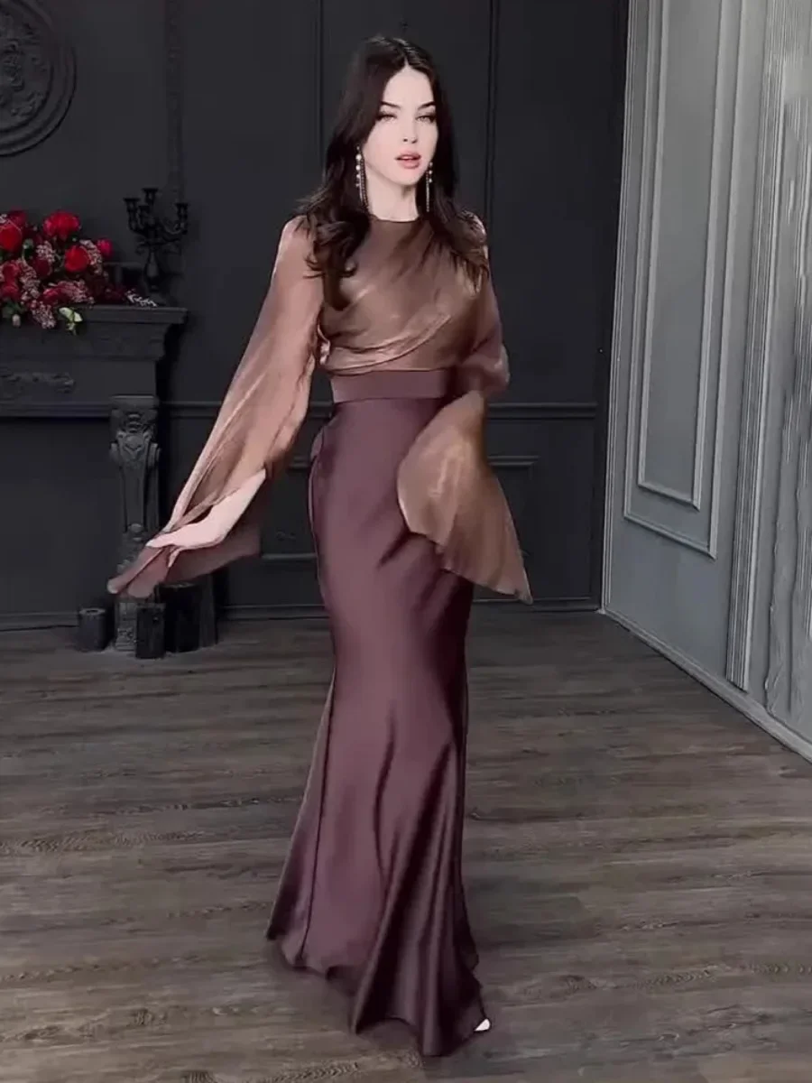 

Рамадан Марокко женское праздничное платье Дубай Абая Кафтан атласный ислам Vestidos Largos 2026 Ид мусульманский арабский длинный халат Джалабия