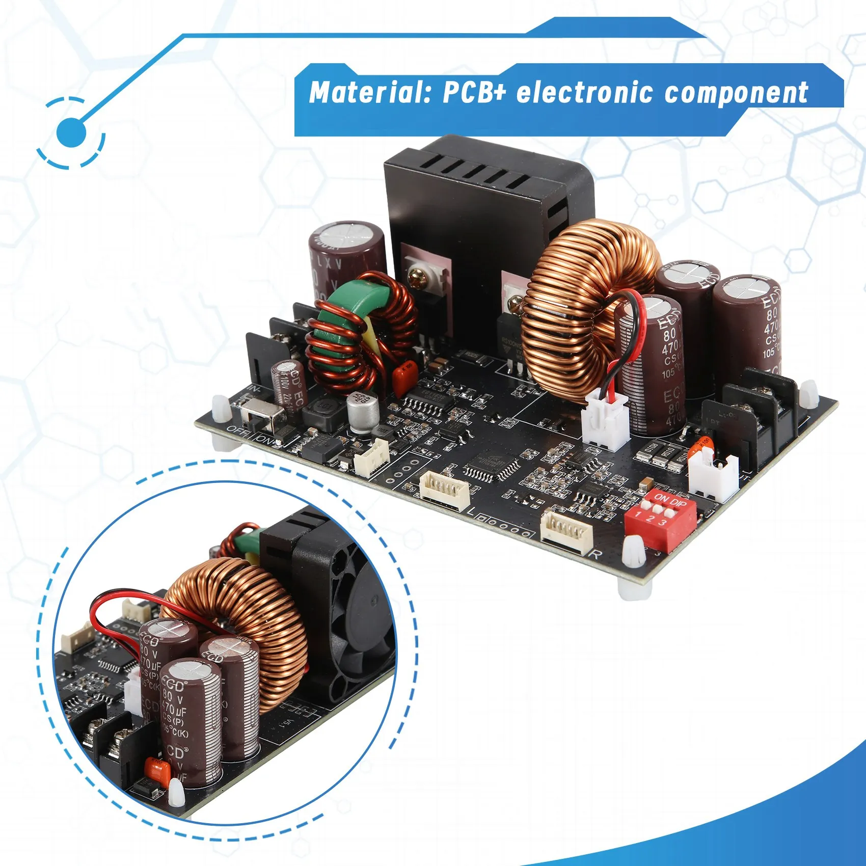 as63-xy6020l-cnc-調整可能な直流安定化電圧電源定電圧および定電流降圧モジュール