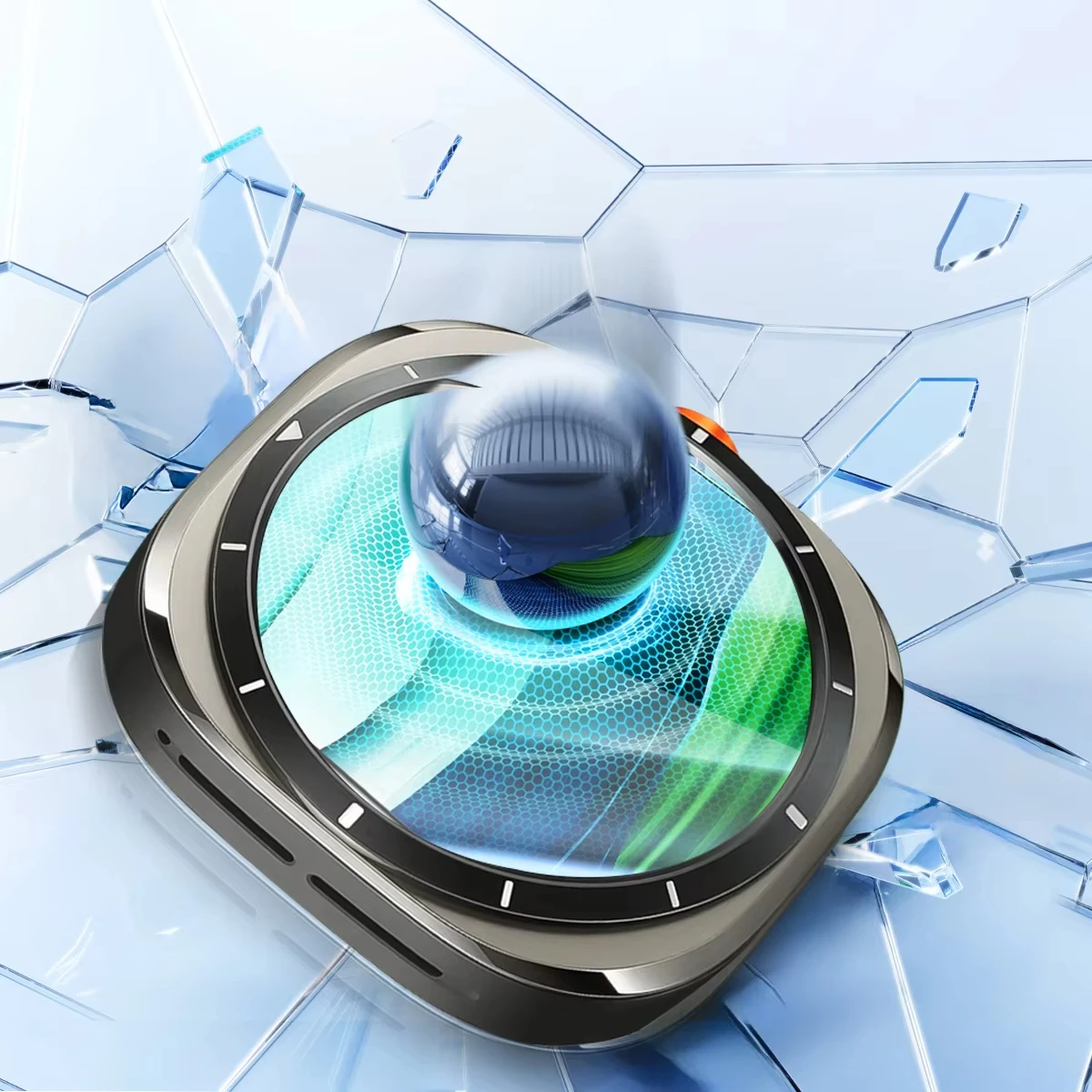 Tempered Glass Screen Protector For Samsung Galaxy Watch 8 Ultra 47mm Full Cover Anti-scratch Film For Galaxy 7 Ultra Protective