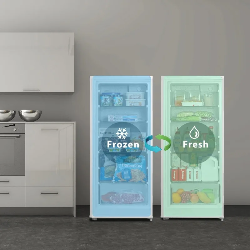 Arctic King 7.1 Cu ft Upright Convertible Freezer/Refrigerator, White