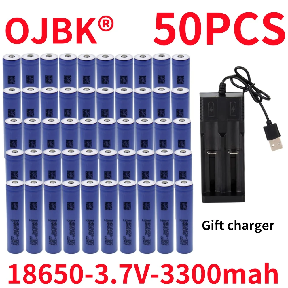 100% new 33G 18650 3300mah battery INR 18650 33G 3.7V discharge 30A dedicated to power battery