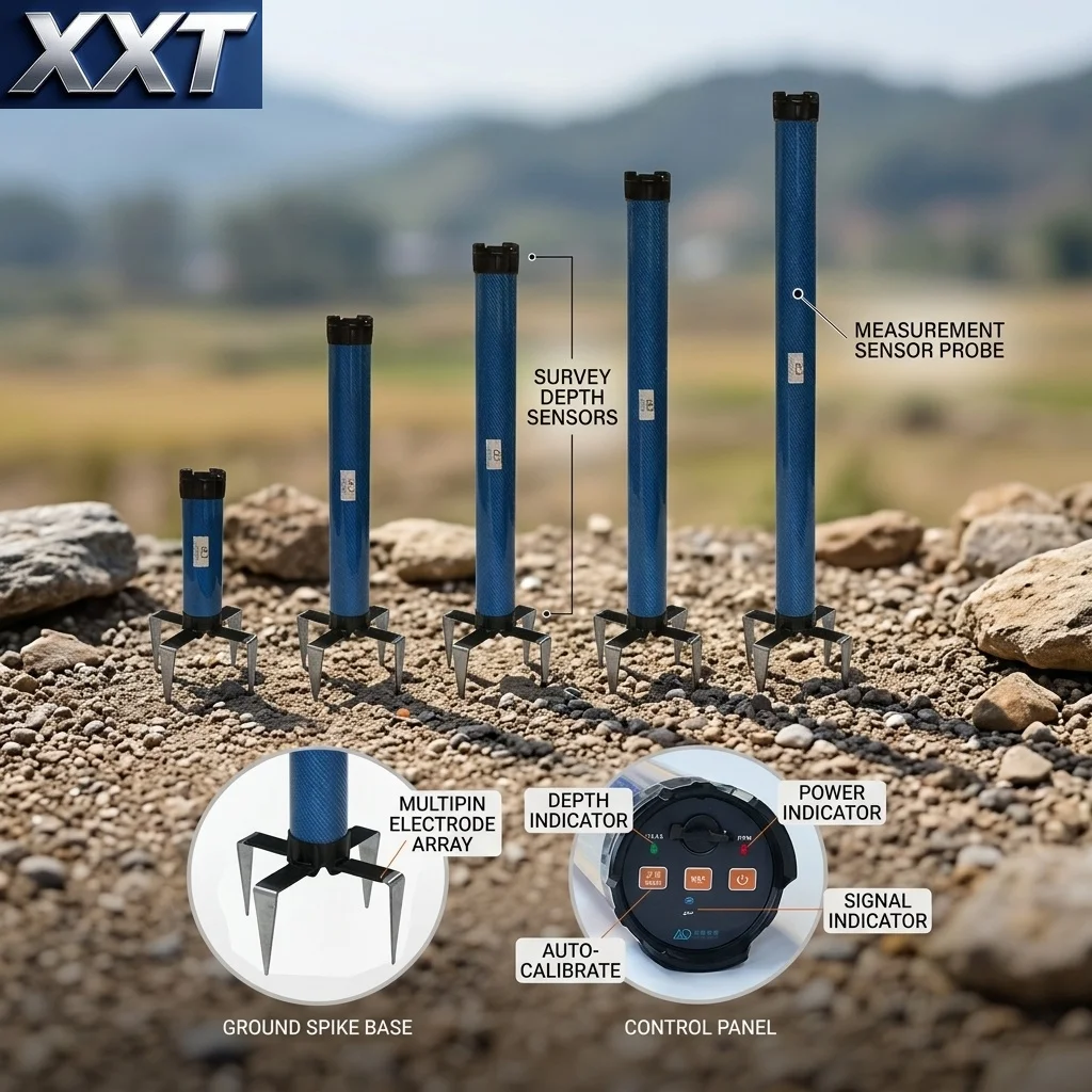 XXT Aidu 1600m Deep Underground Gold Detector for Water and Mineral Survey with High Sensitivity Search System ABS Plastic 220V
