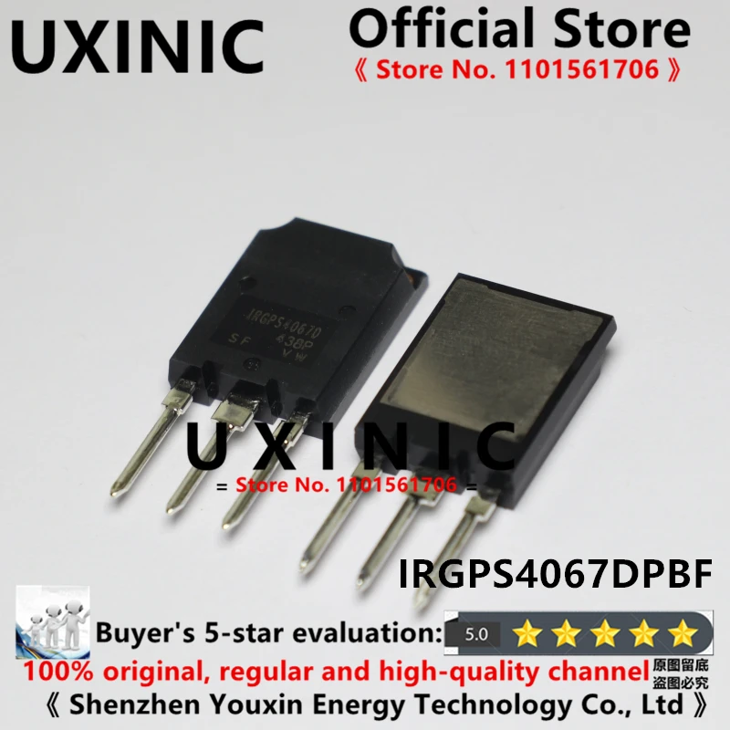 UXINIC 100% New Imported OriginaI IRGPS4067DPBF IRGPS4067D TO-247 IGBT Transistor 600V 120A