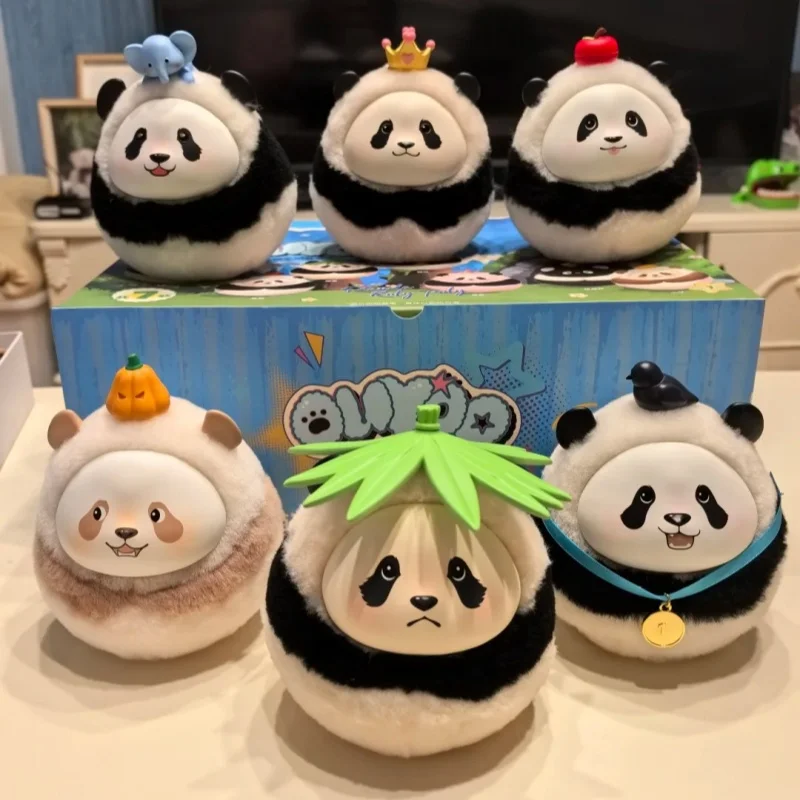 

Panda Factory X Guobuguolai Ouyoo Series Wool Plush Panda Tumbler Blind Box Chinese Style Cute Exquisite Collectible Gift Toys