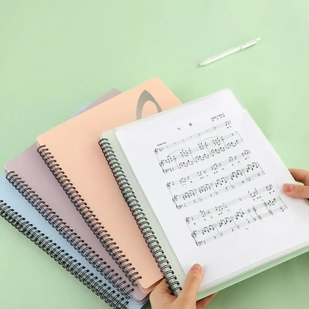A4 Music Score Holder File Folder Display Book Storage For Piano Violin Guitar Student Practice Performance Supplies