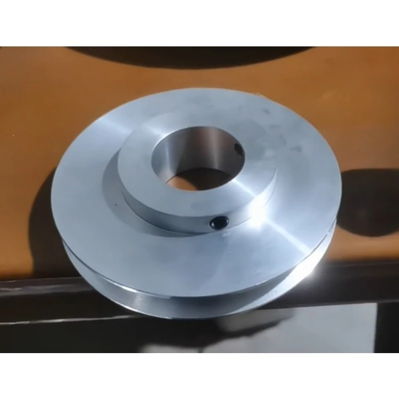 1pc Best Selling A-Type V-belt Pulley Motor Belt Drive Wheel 100mm V-belt Pulley, Single Groove,