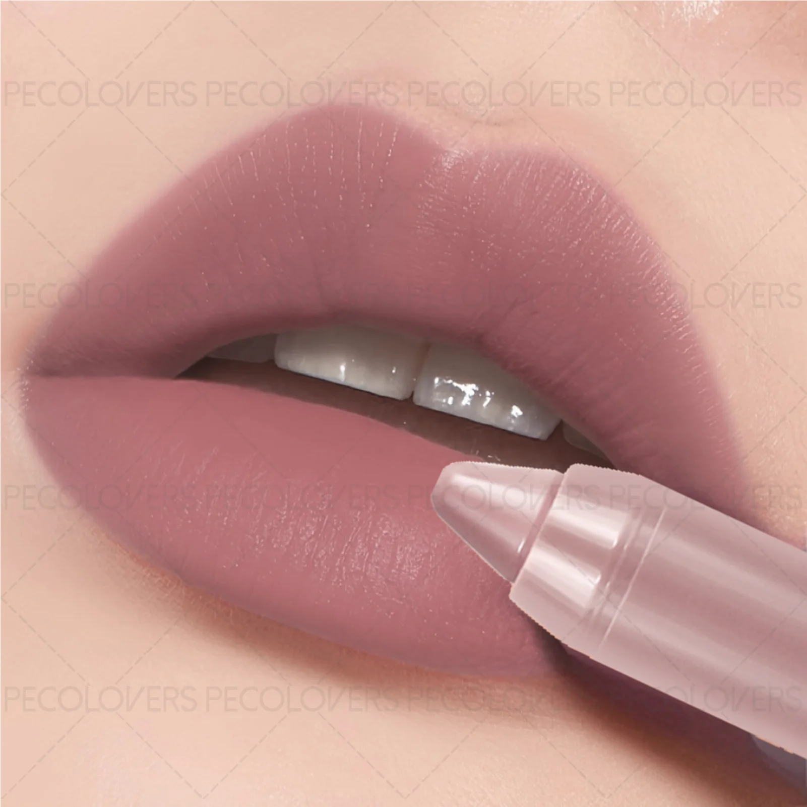 1pc lápis labial fosco de longa duração, à prova d'água, layout de cor intenso, conforto leve, perfeito para datas e feriados