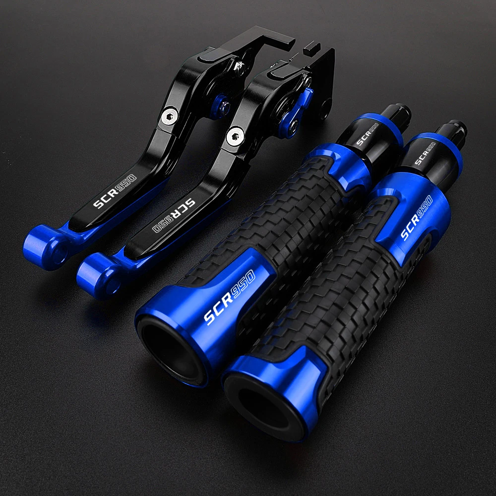 دراجة نارية لياماها SCR950 2017 2018 2019 2020 2021 صالح SCR950 CNC دواسة فرامل عتلات مقبض مقود دراجة مقابض بار قبضة اليد #2