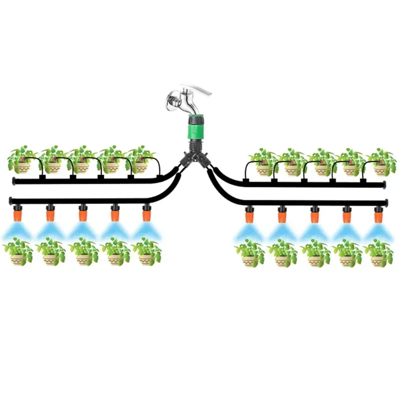 

Hot SalesHigh Quality Garden Plastic 4/7inch Tube Micro Drip Spray Irrigation Controller Sprinkler Watering Irrigation