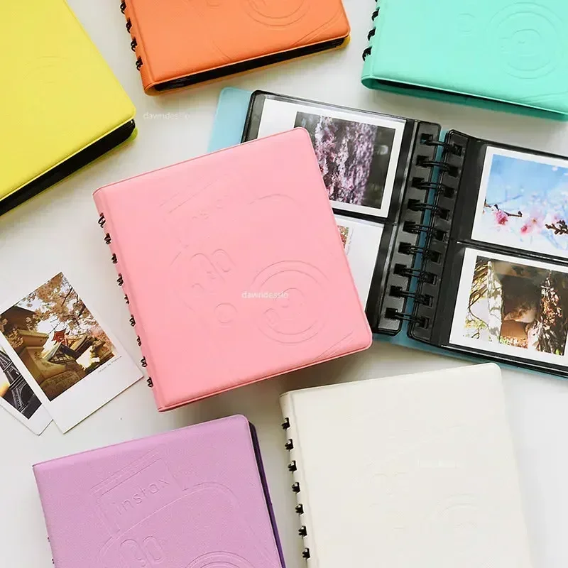 Universal Photo Album Mini Instant Coil Album Picture Case for Fujifilm Instax Film 7s 8 MINI Series Photo Paper Bag 64 Pockets