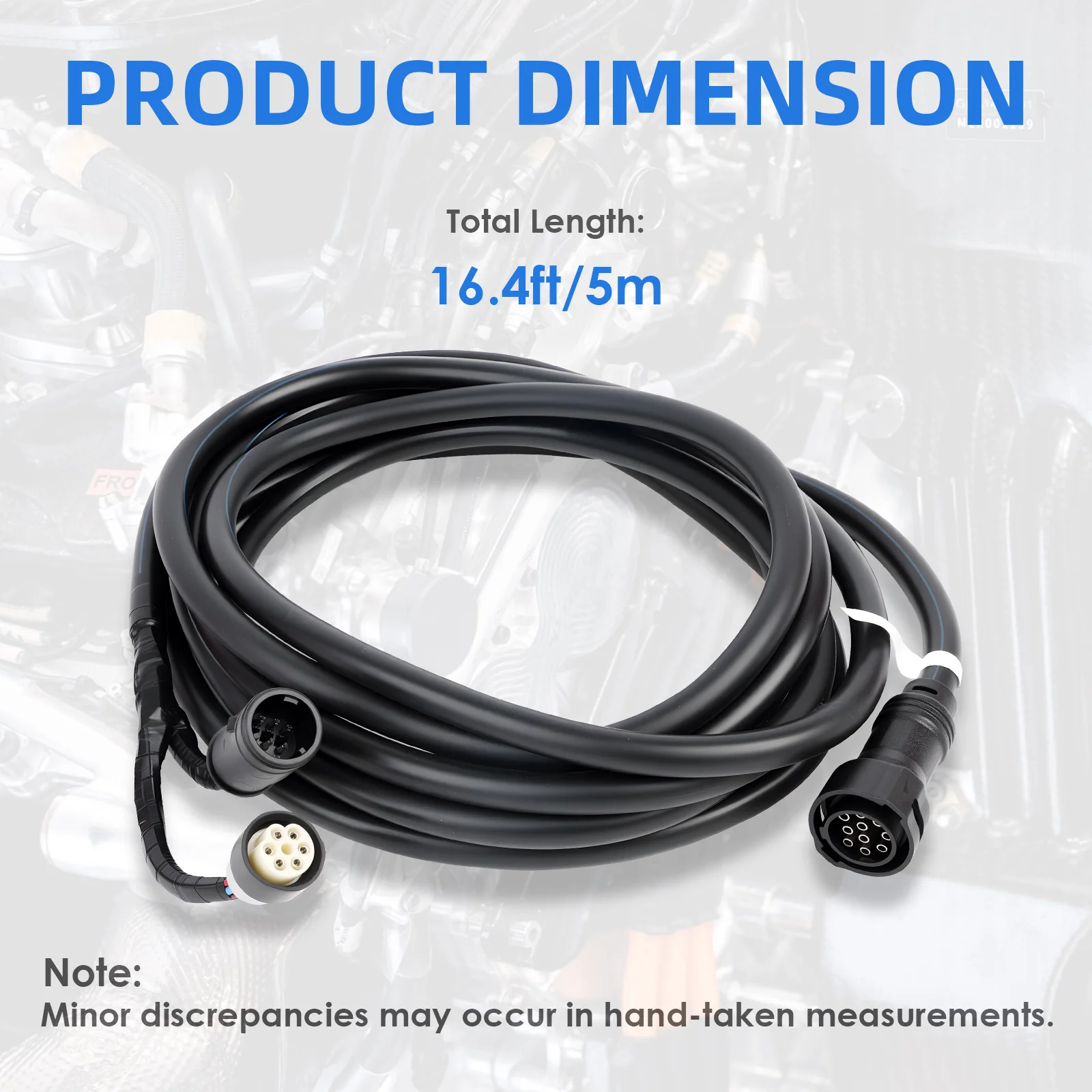 

Основной жгут проводов 16,4 фута/5 м для Yamaha 6X3-8258A-00 688-8258A-50-00