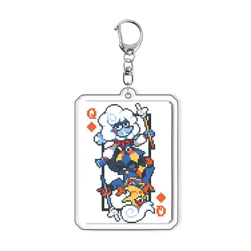 Anime Deltarune Tenna Acrylic Keychain Undertale Mr Tenna Antenna