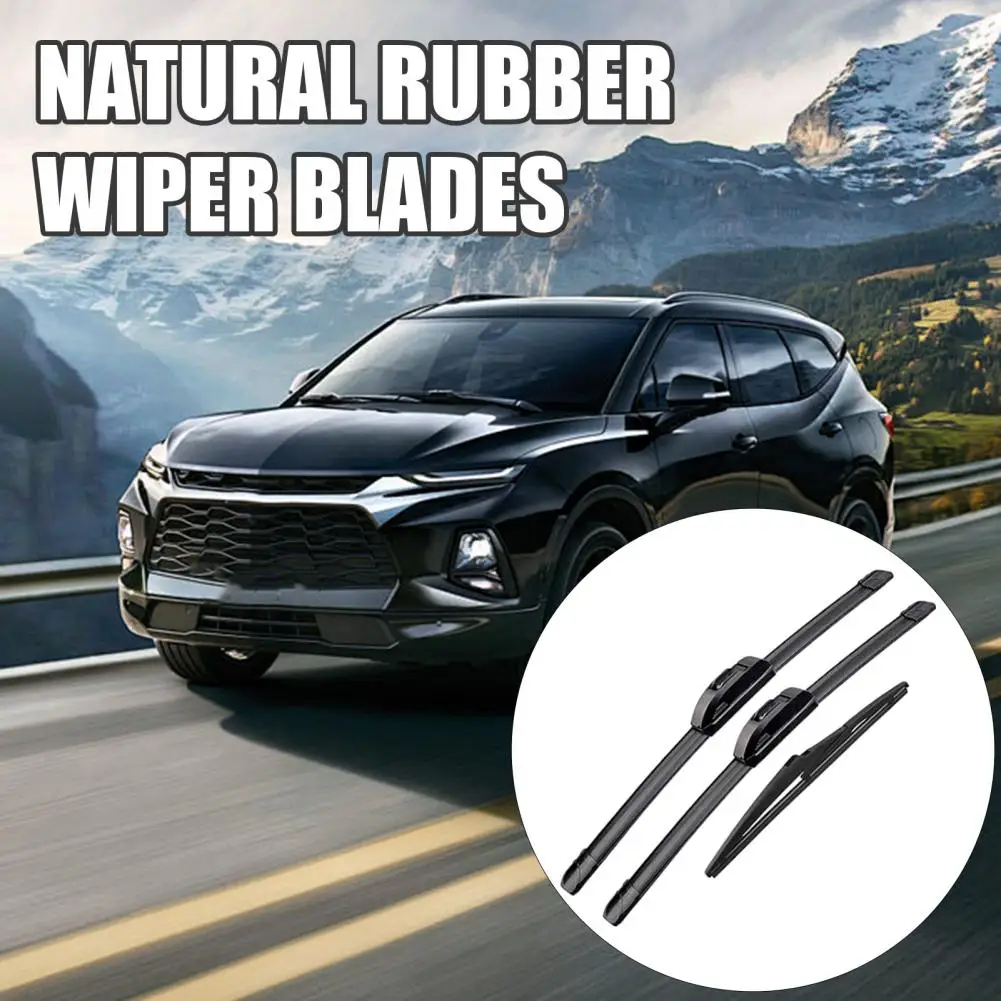 The exact size of the original car is 24 18 14 inches, two front wipers and one rear wiper, complete set