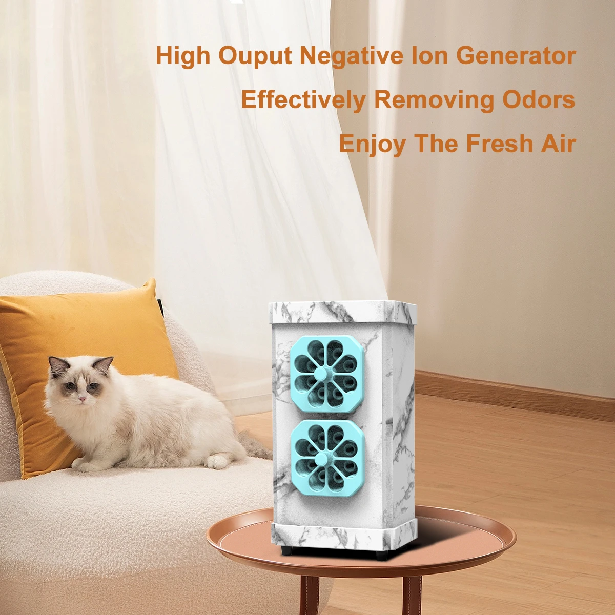 Electric air purifier negative ion generator smoking deodorant good sleep machine convenient
