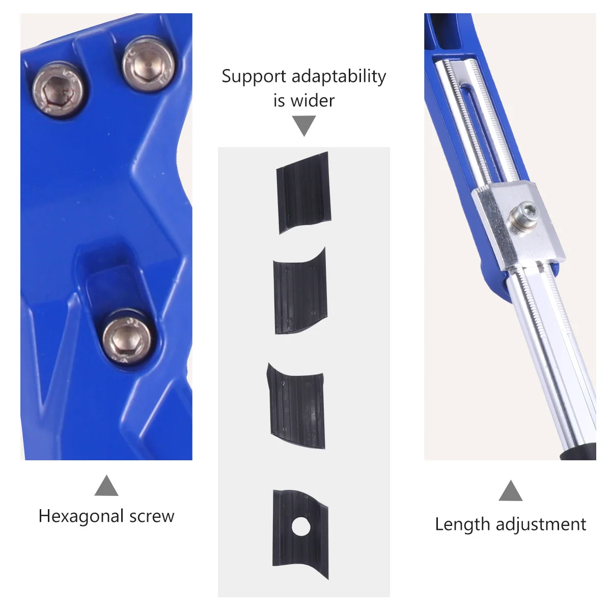 مسند دعم جانبي من سبائك الألومنيوم، حامل متين للدراجة الجبلية، رف ركن السيارة، لوازم ركوب الخيل غير قابلة للانزلاق #2