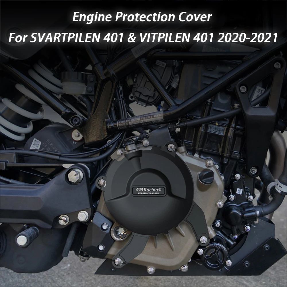 

Engine Cover Protection Stator Guard Cover Slider Pad Protector Crash For Husqvarna SVARTPILEN 401 & VITPILEN 401 2020-2021