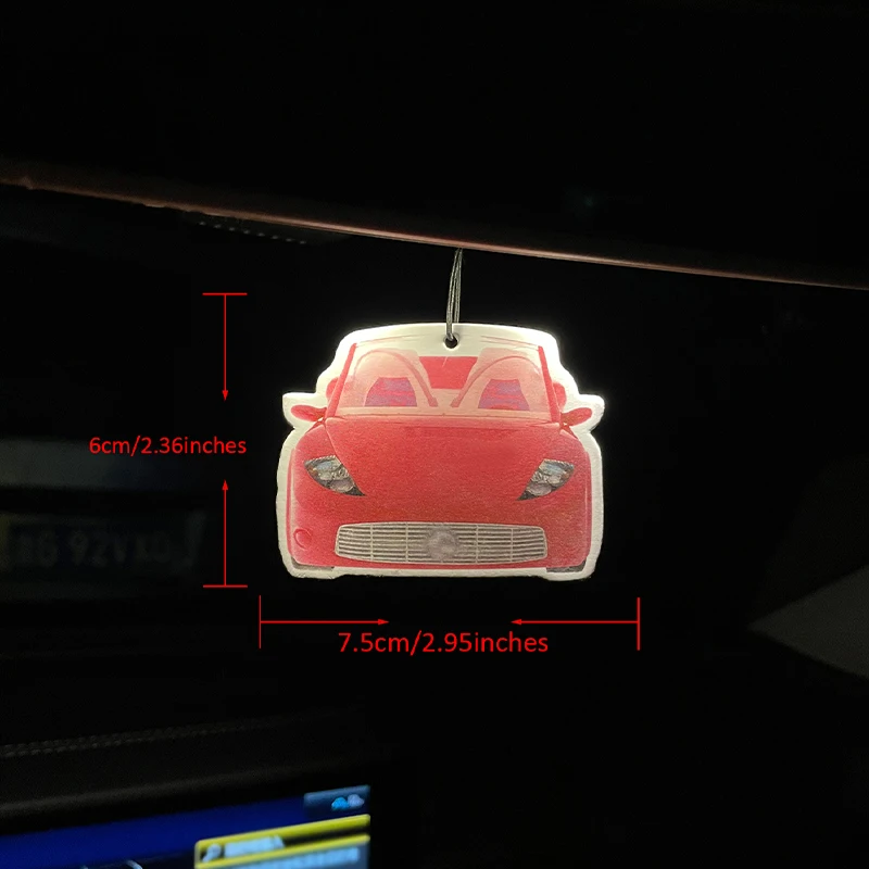 Pink girl cute toy pink convertible sports car carrying incense car perfume perfume lasting fragrance pendant air out of the mou