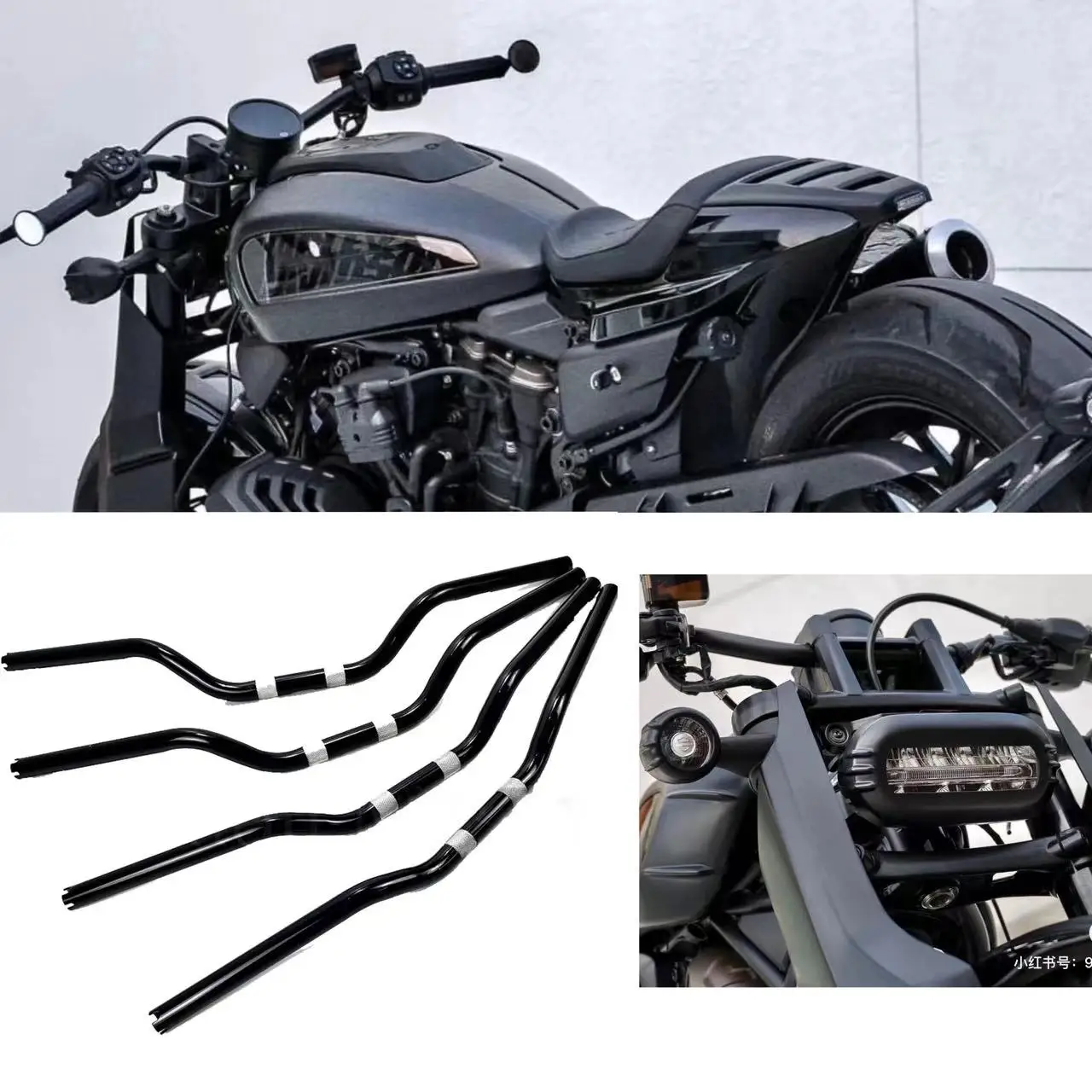

Мотоциклетные аксессуары, модифицированные Рули DS 1 дюйм 25,4 мм для Harley Dyna Street Bob Low Rider Sporter S XL883N/XL1200N-X48