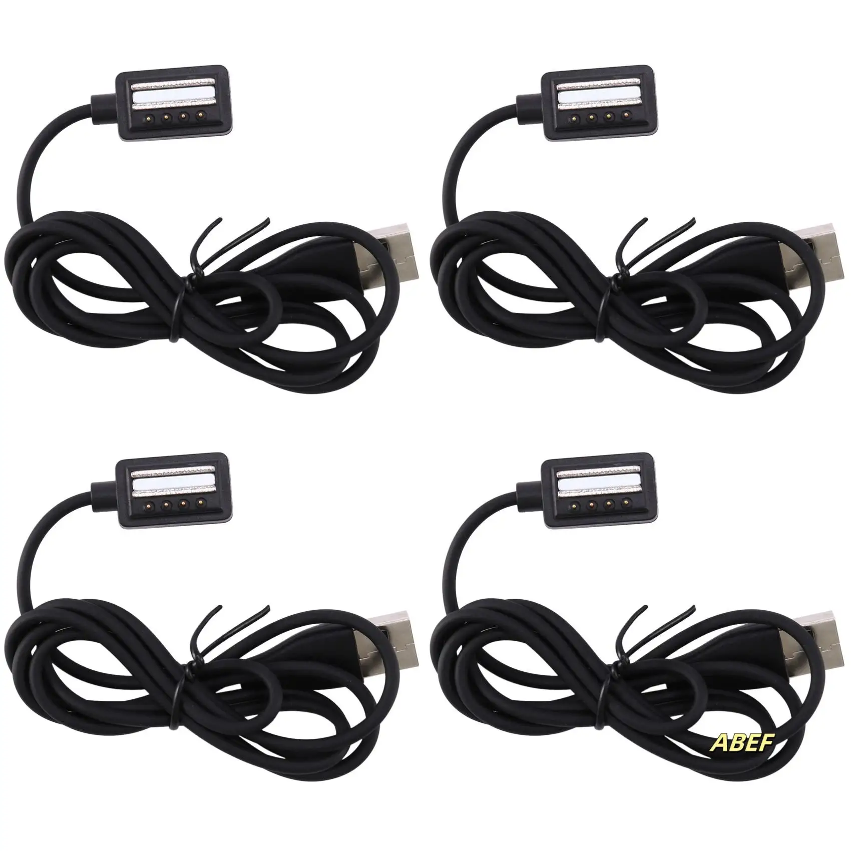 4X สายชาร์จ USB แม่เหล็กสําหรับ Suunto 9/ Spartan Ultra/Spartan Ultra HR/Spartan Sport/Spartan Sport HR (3.3Ft)