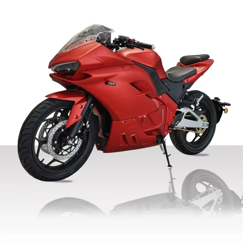 Luyuan Motorcycle Hot Popular 72v Lithium Speed 140km/h 4000w Electric Motorcycle With Mid-Drive Chain