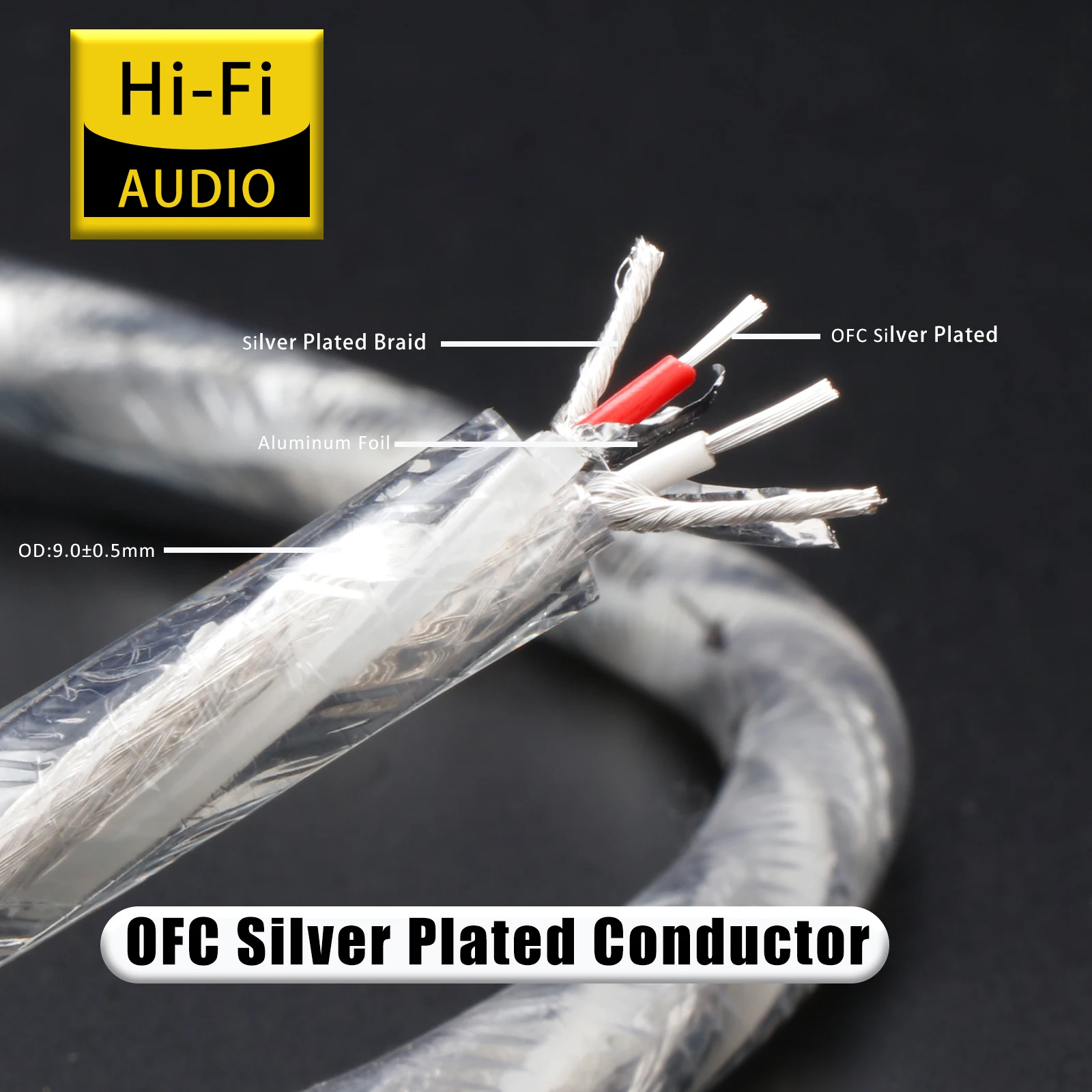 HiFi RCA-кабель xlr-кабель Позолоченный разъем Lotus Аудиокабель с нулевым шумом RCA-кабель для AMP Box TV