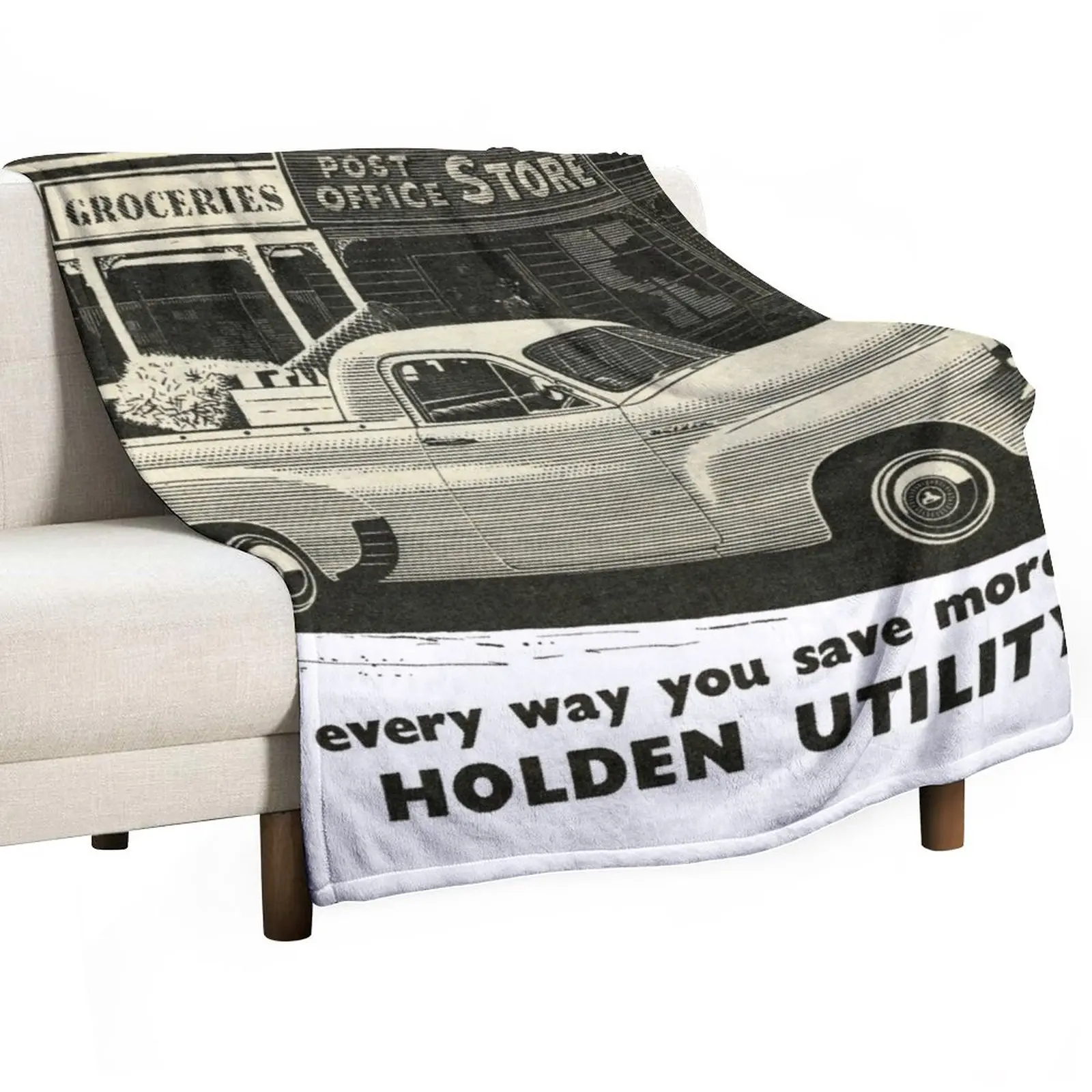 

The Mighty FJ Holden Ute Throw Blanket Luxury Blanket Summer Bedding Blankets Hairy Blanket Custom Blanket