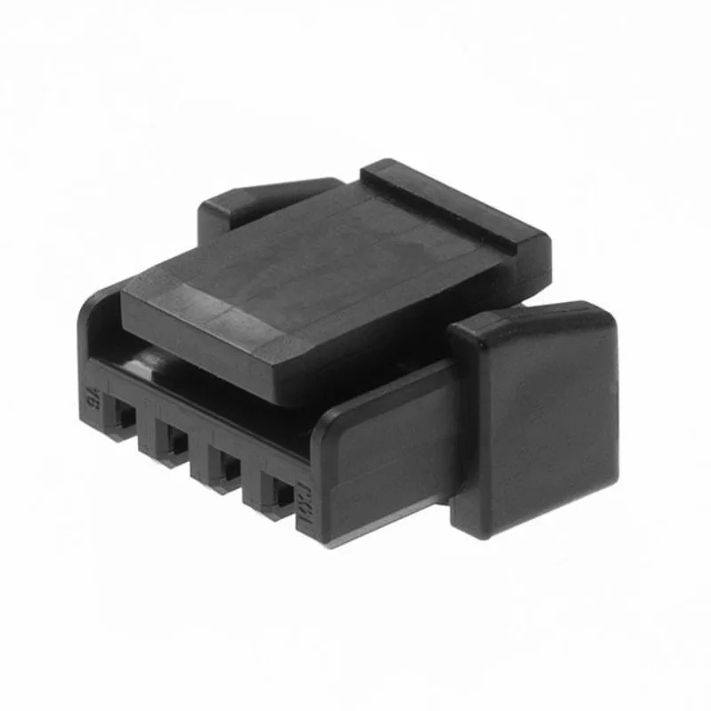 (20-100 шт.) 5055650401, шаг 1,25 мм, корпус разъема Micro-Lock Plus, однорядный, с фиксацией, 4 цепи, черный