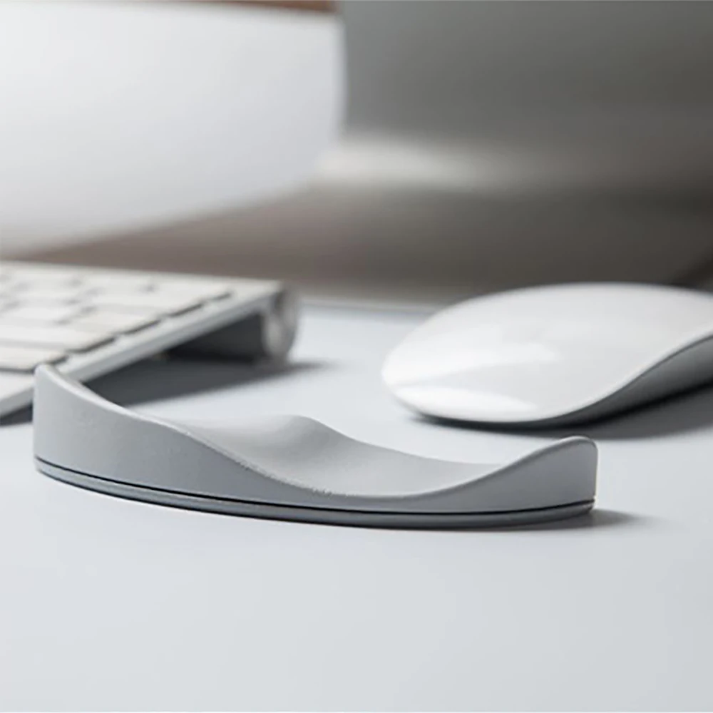 1PCS Ergonomic Mouse Pad Wrist Pad Silicon Gel Non-slip Streamline Wrist Rest Support Mat Computer Mousepad for Office Gaming PC