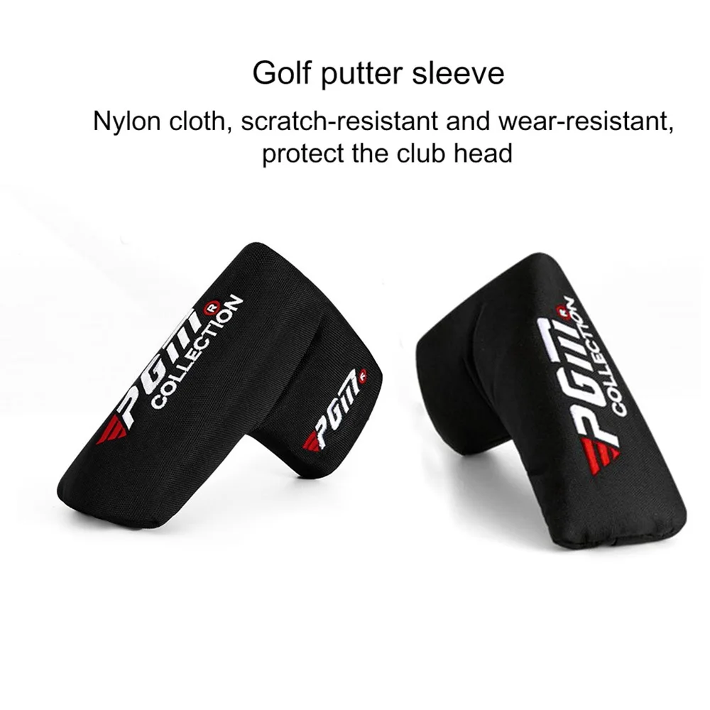 PGM-cubierta para cabeza de Putter de Golf, cubierta protectora para palos de Golf, cubierta para cabeza de Putter para cabeza bordada de Golf