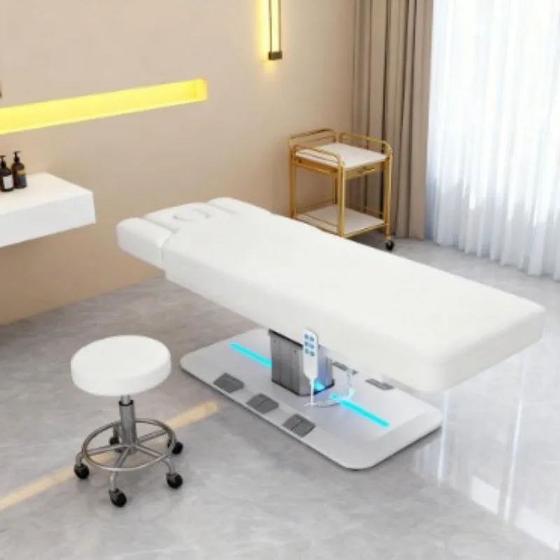 Light luxury high-end electric beauty bed, massage beauty bed, micro-plastic medical injection surgery bed, embroidery bed with