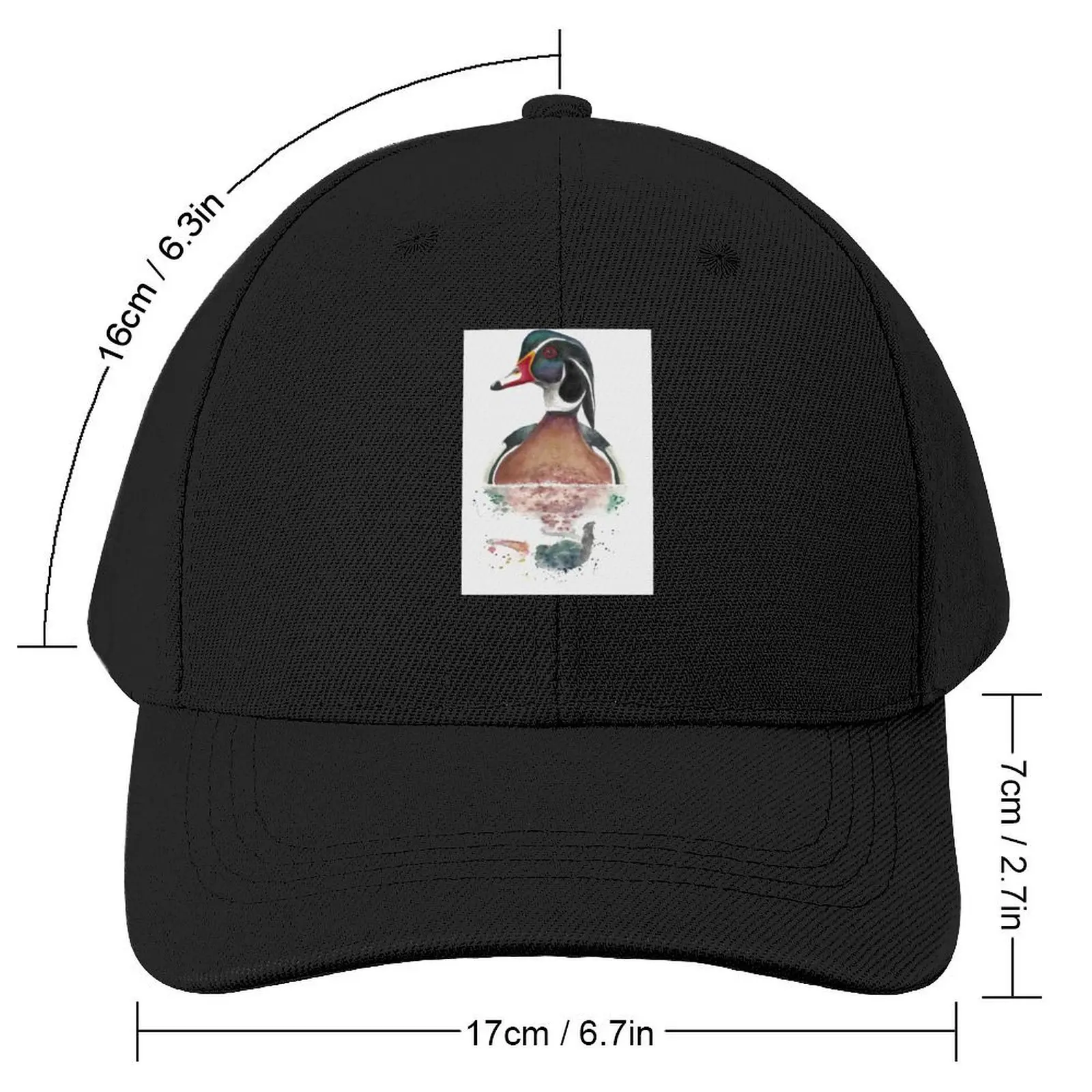 Wood Duck (Aix sponsa) Baseball Cap Golf Hip Hop For Man Women's