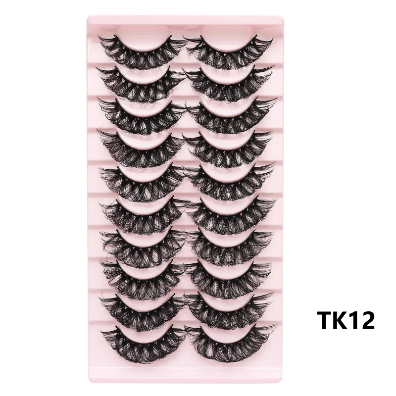 Wimpern, Künstliche Wimpern, Russische Streifenwimpern, Falsche Wimpern, Biche Eyes, Wimpernverlängerung, Russisches Volumen, Russische Wimpern – Detail 20