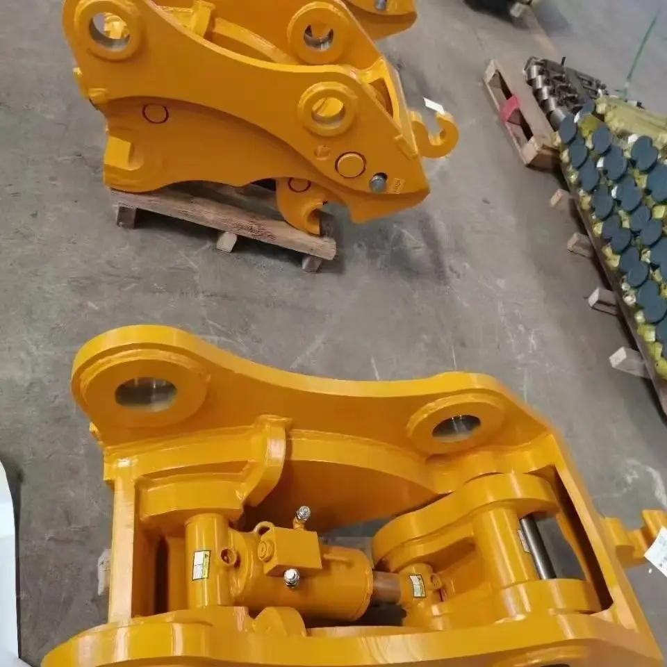 Engate de reboque hidráulico dos acessórios da maquinaria de construção mini escavadeira acoplador rápido do balde engate rápido 1.5-45t