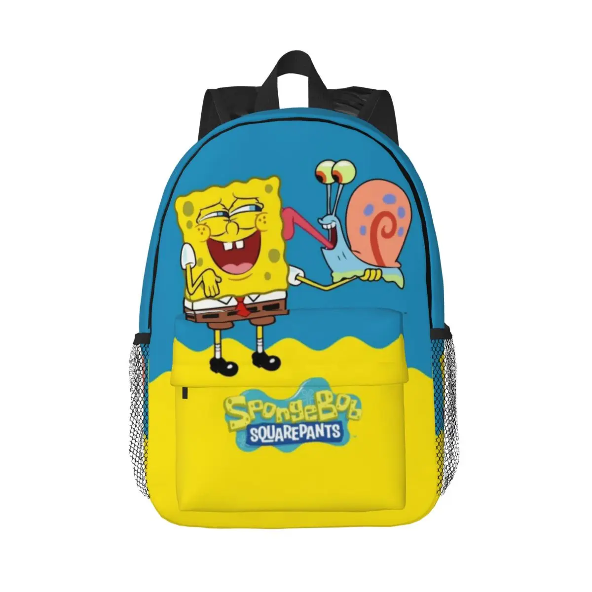 

Like-Sponge-Bob-Style Backpack for Men Women Fashion High School Hiking Travel Daypack College Shoulder Bag Outdoor 15in