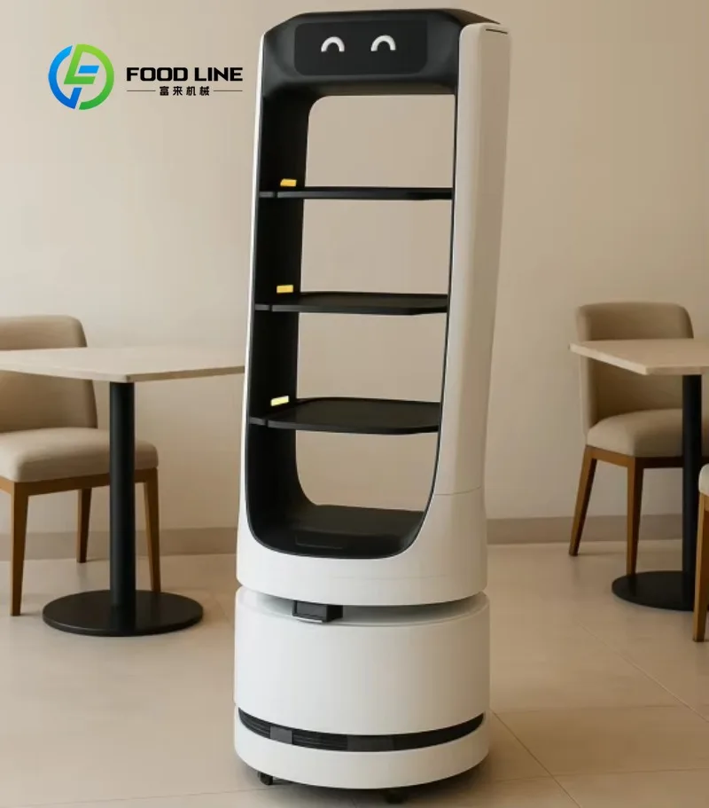 Customized size Intelligent and safe food delivery robot, intelligent machine for restaurant service