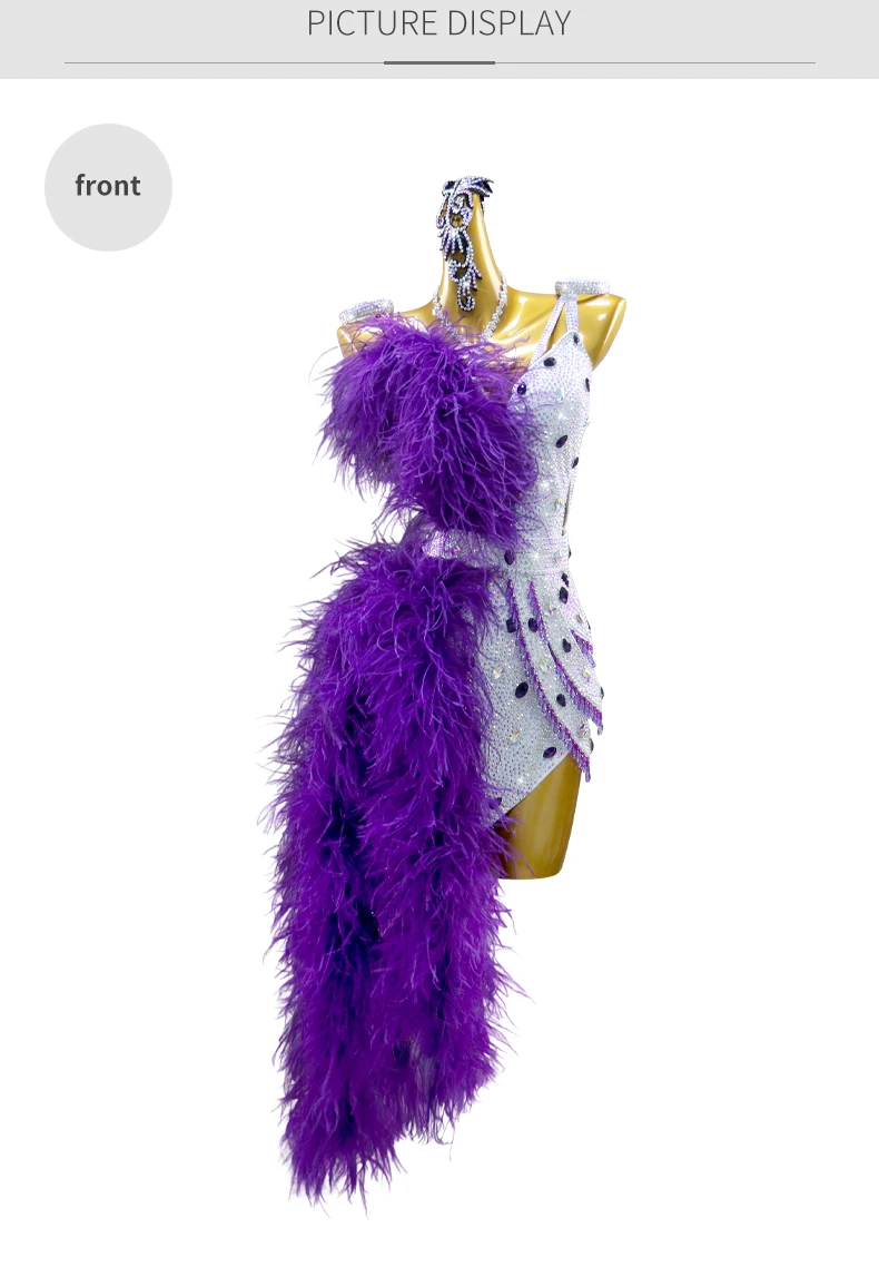 Mädchen Tanzsport-Kostüm Latein-Kleid 2026 Damen Amerikanische Tänze Ballsaal-Outfits Passende Kleidung für Frauen Eleganter Party-Anzug für Erwachsene – Detail 7