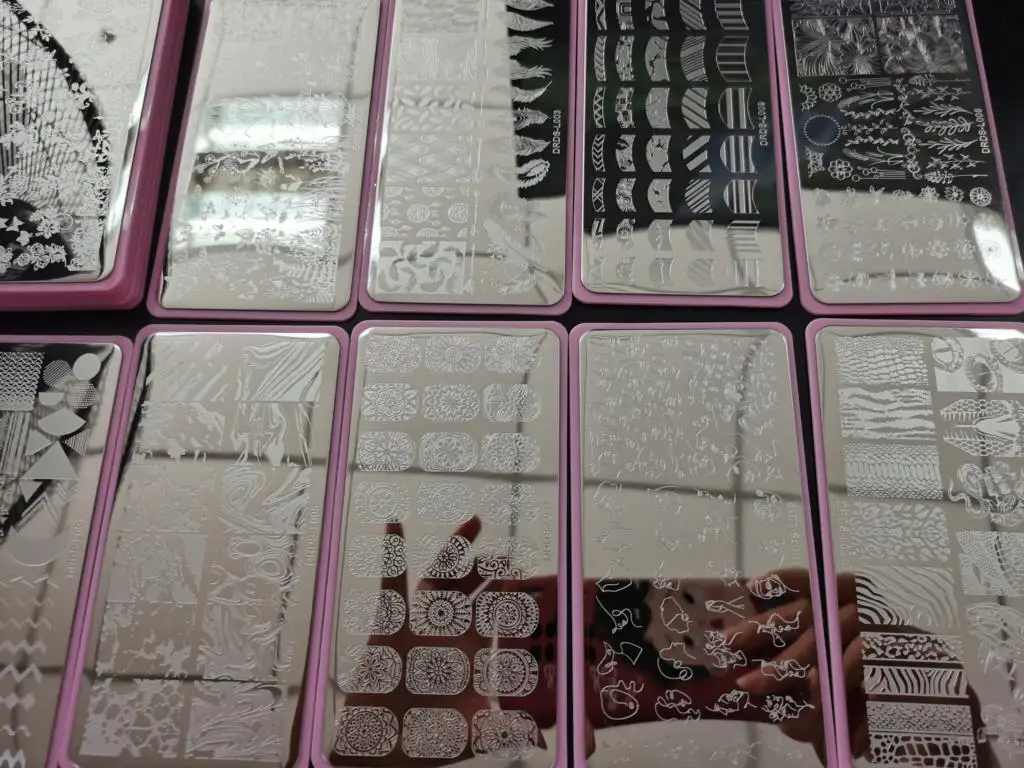 1Pc-Snake/Beauty/Cats Stamping Plates 12X6cm Image Printing Nail Art Stencils Templates for Acrylic Nails Design Stamp Plate