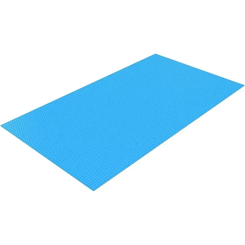 Solar Cover for Pools, Inground Above Ground Swimming Pool Solar Blanket with Bubble, Heat Retaining Solar Covers Blue